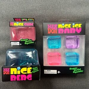 Needoh Bundle Nice Ice Baby, Nice Cube and Nice Berg